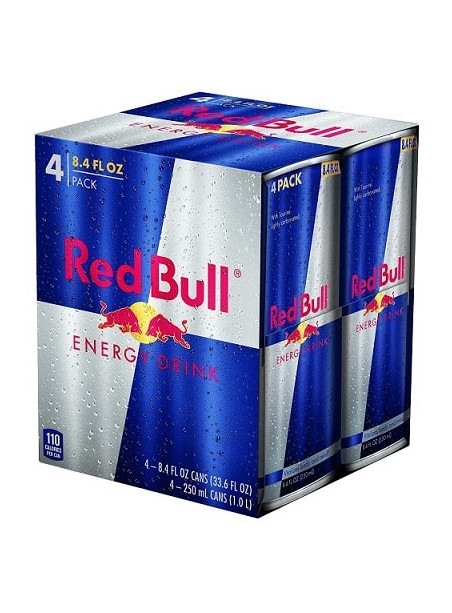 RED BULL 4PACK CAN 25CL 6X4PK