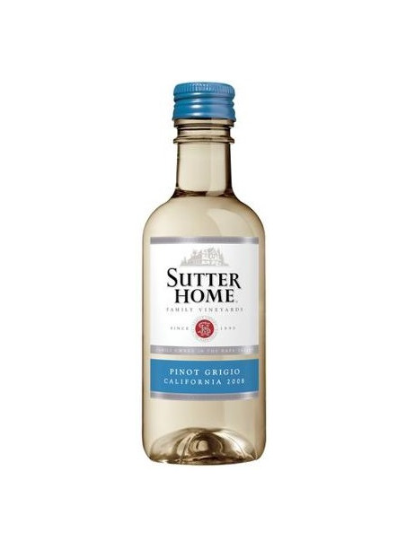 SUTTER HOME PINOT GRIGIO CALIFORNIA 24 187ML CASE